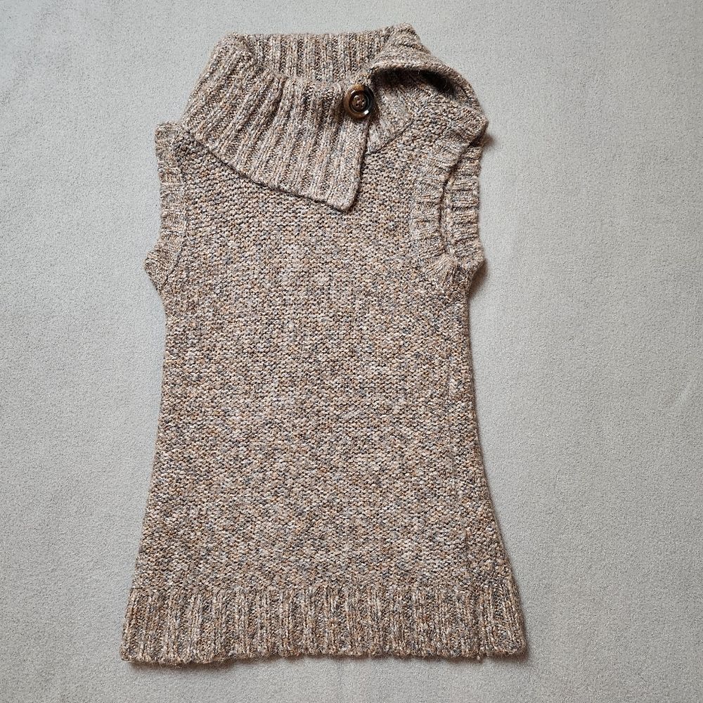 Suzy Shier Brown Cowl Neck Sweater Wool Blend Size Small